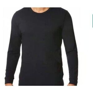 32 DEGREES - MENS BLACK LONG SLEEVE CREW NECK PULLOVER SHIRT SIZE X- LARGE